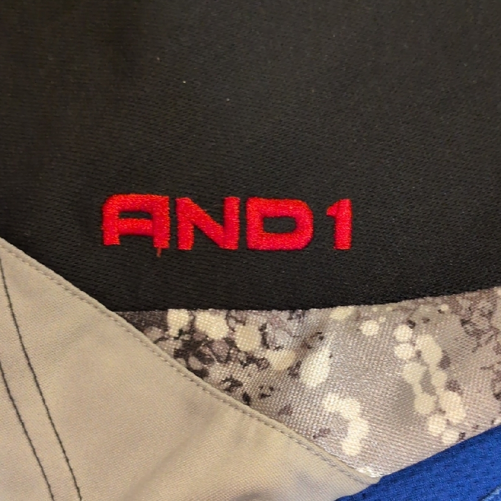 AND1 Blue & Black Sports Shorts - Picture 9 of 14
